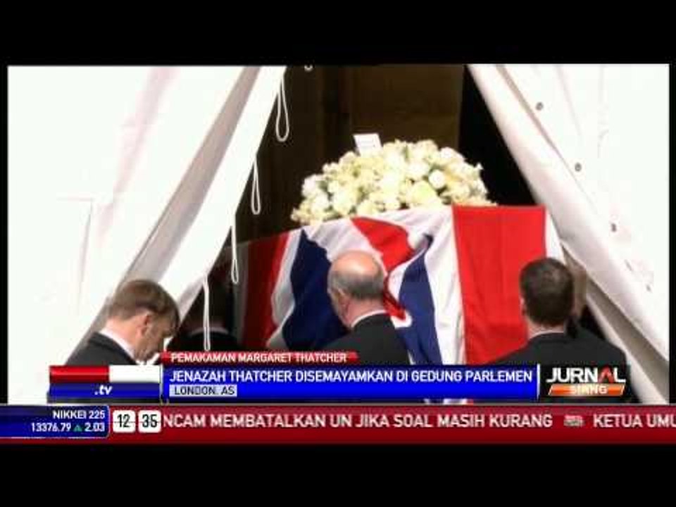 PEMAKAMAN MARGARET THATCHER - Jenazah Thatcher Disemayamkan Di Gedung Parlemen