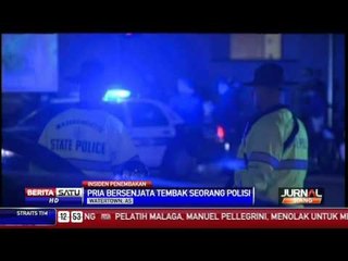 INSIDEN PENEMBAKAN - Pria Bersenjata Tembak Seorang Polisi