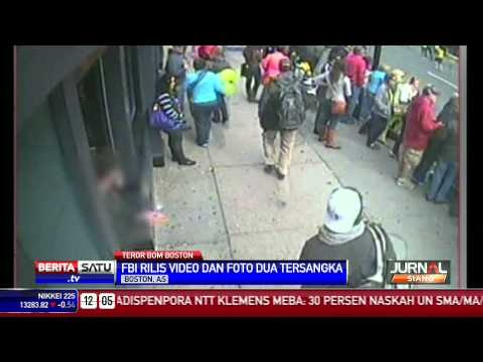 TEROR BOM BOSTON - FBI Rilis Video Dan Foto Dua Tersangka