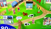 Children Learn Learning Farm Zoo Animals Names Mega Train World Toy for Babies Kids Toddler Toys Fun