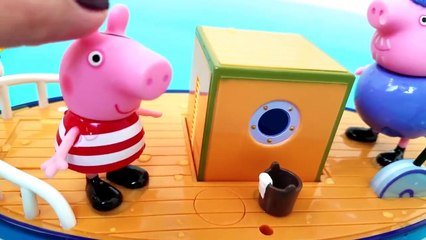 Learn Sea Animals Names Kids Children Toddler Video Toy Fun Shark Attack Bite Pirate Ship Peppa Pig