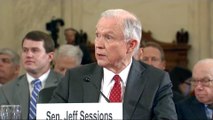 Protesters interrupt Jeff Sessions confirmation hearing