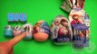 Disney Frozen Surprise Eggs Learn Sizes from Smallest to Biggest! Opening Eggs with Toys and Candy!