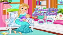 Disney Princess Gameplays-Frozen Elsa Gives Birth Video for Little Kids-Baby Games