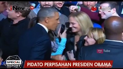 Isi Pidato Perpisahan Presiden Barack Obama