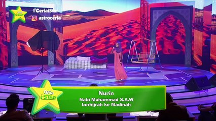 Ceria i-Star - Nurin - Nabi Muhammad SAW Berhijrah ke Madinah [Konsert Separuh Akhir] #CeriaiStar-m-qt3lWwzG0