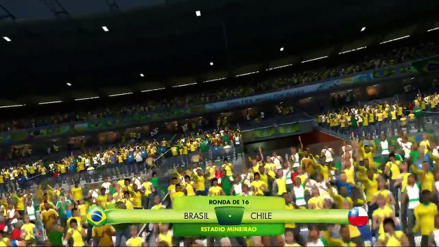 2014 FIFA World Cup Brazil - Simulación del partido Brasil vs Chile-M5xeJ-bDEbA