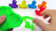 Fun Play and Learn Colours with Play Dough Ducks and Animal Molds Creative for Kids Star Wars