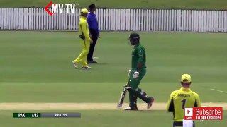 Sharjeel khan innings in warm up match 2017   Pakistan Vs Australia warm up match 2017