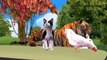Animals Wheels On The Bus Nursery Rhymes | Cartoon Animals For Children | Animal Nursery Rhymes