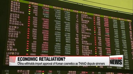 China withholds import approval of Korean cosmetics as THAAD dispute simmers