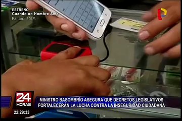 Carlos Basombrío asegura que decretos fortalecerán lucha contra la inseguridad