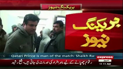 Aik aur mareez hospital ke foot path par dam toar gaya