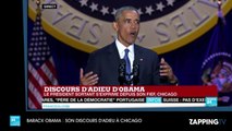 Barack Obama : son discours d'adieu à Chicago (vidéo)