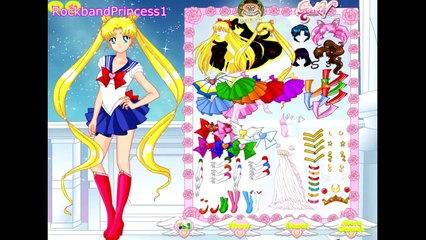 Sailor Moon Games Sailor Moon Girls Dress Up Game