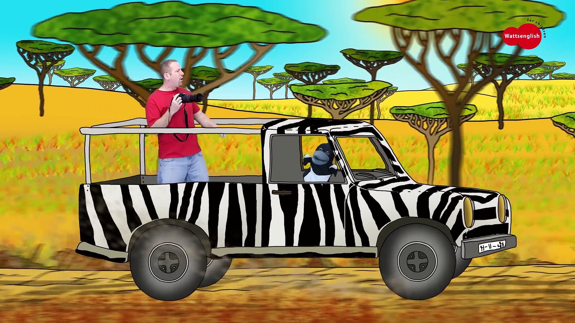Steve and Maggie Racing throught a Wild Animal Safari Learn English Kids in  English funny stories - video Dailymotion