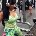 Hot Girl Se6y Workout In Gym