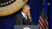 Les larmes de Barack Obama pendant son discours d'adieux