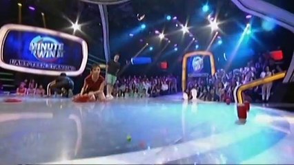 Flying Gumball Saucers   Minute To Win It - Last Teen Standing