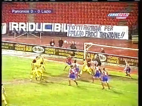 04.03.1999 - 1998-1999 UEFA Cup Winners' Cup Quarter Final 1st Leg Panionios GSS 0-4 SS Lazio