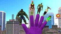 Finger Family Rhymes For Children Hulk Cartoons | Superman Finger Family Nursery Rhymes