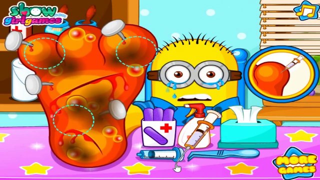 Minion Foot Doctor and Peppa Pig - Cartoon Top Doctor Games for kids