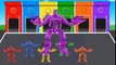 Colors for Children to Learn with 3D Transformers - Colours for Kids to Learn - Learning Videos