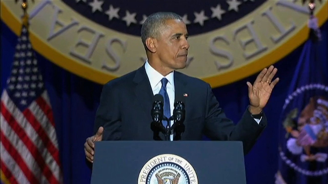 "Yes we did" : le discours d'adieu de Barack Obama résumé en moins de trois minutes
