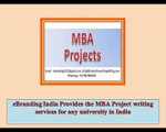 eBranding India Provides the MBA Project writing services for any university in India_0