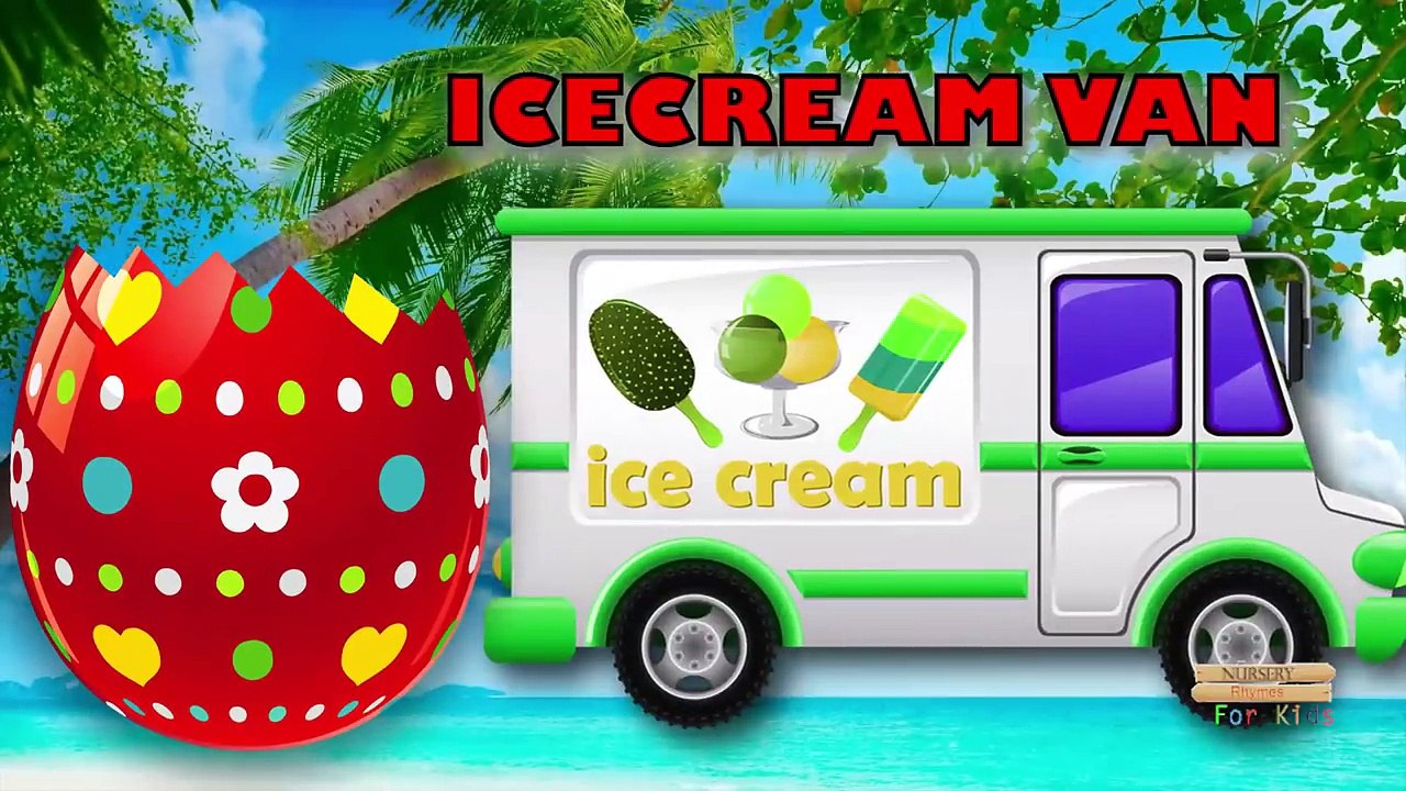 Learning Street Vehicles Names and Sounds for kids With Easter Eggs Cars and Trucks Ambulance