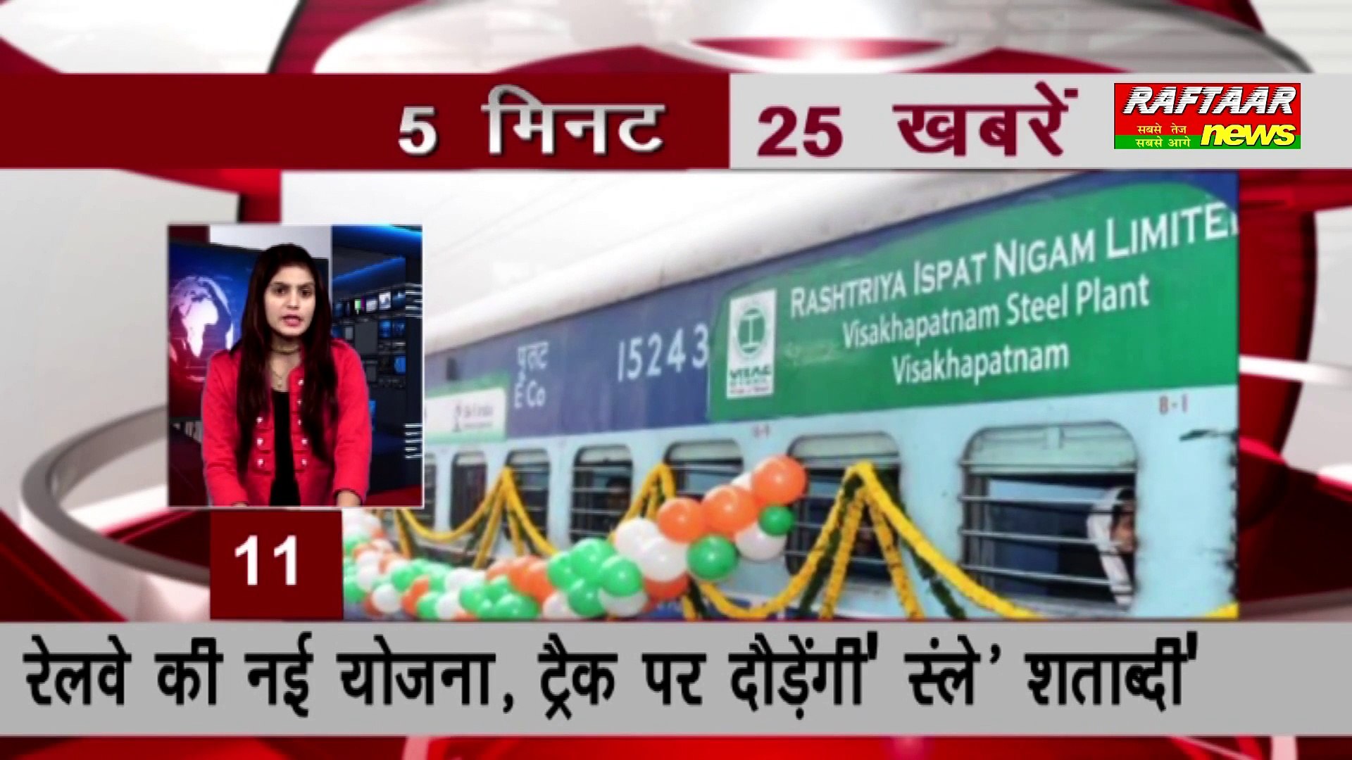 ⁣Top 25 Hindi News Bulletin 10 January 2017 II Raftaar News Channel Live