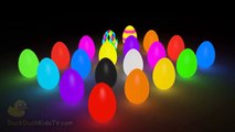 Duck Duck kids TV Colors Eggs Learn to Count Numbers 1 to 20 with 3D Train Glowing Eggs