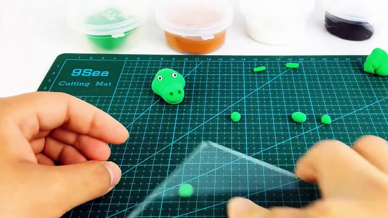 Learn how to Make dinosaur for kids using Play doh  Cu Kids