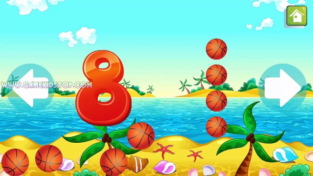 Kids learn maths number 123 from 1 to 10 - Learn counting add and subtract for Kid - App Educational