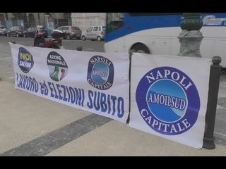 Napoli - La destra crea il "Polo Sovranista" contro de Magistris (10.01.17)