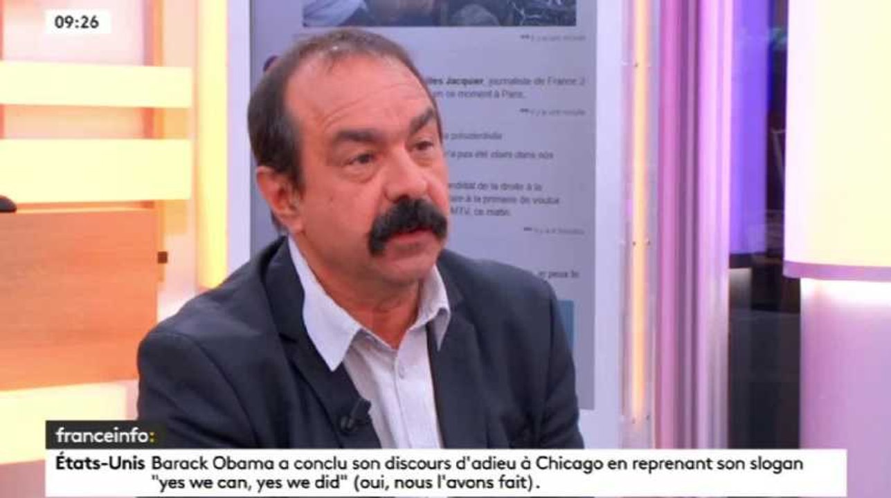 La question qui fâche du HuffPost à Philippe Martinez (CGT) sur Franceinfo