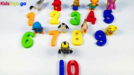 Play and Learn Numbers 1-10 with Kids Toy! Kids Numbers Activity- khiem pro kids toys