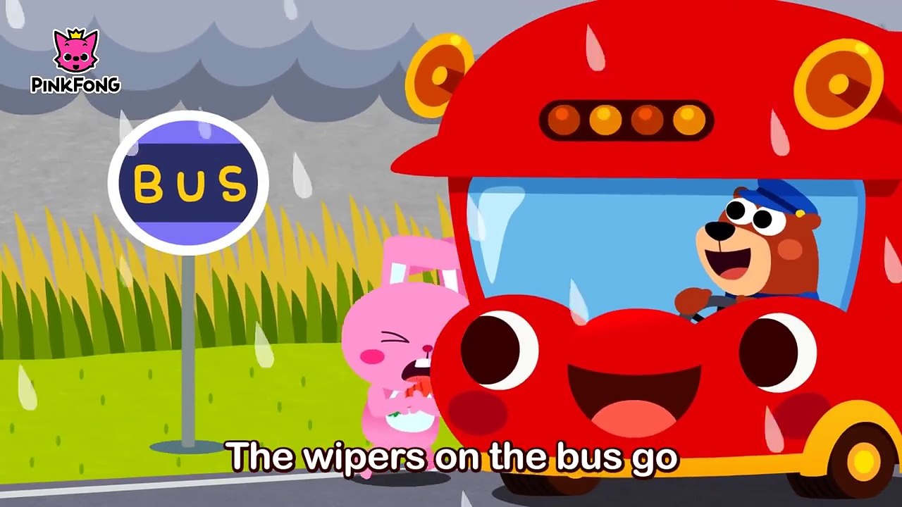 The Wheels on the Bus _ Mother Goose _ Nursery Rhymes _ PINKFONG Songs