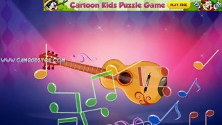 Kids Learning Musical Instruments Sounds  - cartoon kids puzzle game -  Video for Kids