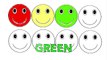 Learn Colours With Smiley Faces Colouring Page