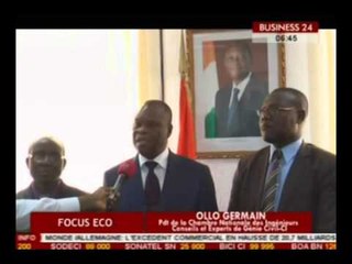 Business24 /Focus Eco - Rencontre entre les ingénieurs de génie civil et le ministre de tutelle