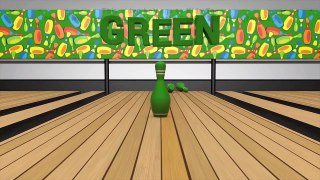 Learing Colour With 3D Bowling Game For Children   Colors For kids to learn