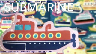 LEARN OCEAN TRANSPORTATION NAMES & SOUNDS WATER TRANSPORTS ANIMAL CARTOON FOR KIDS TO EXPLORE OCEAN