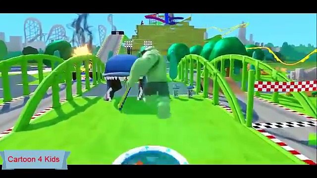 HULK АВТОМОБИЛИ SMASH PARTY! Пользовательские зеленый Молния МакКуин АВТОМОБИЛИ !! Палец Семейные песни Nursery Rhymes