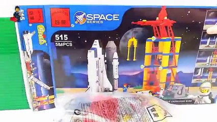 Télécharger la video: Browse Designer Brick Enlighten Space series - 515 Space station, Rocket, Shuttle. #LEGO