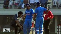Fan touches Dhoni's feet during warm-up match vs England