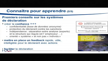 Engagement de la Haute autorité de santé dans le dispositif de déclaration des événements indésirables graves
