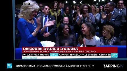 Barack Obama : l'hommage émouvant à sa famille (vidéo)