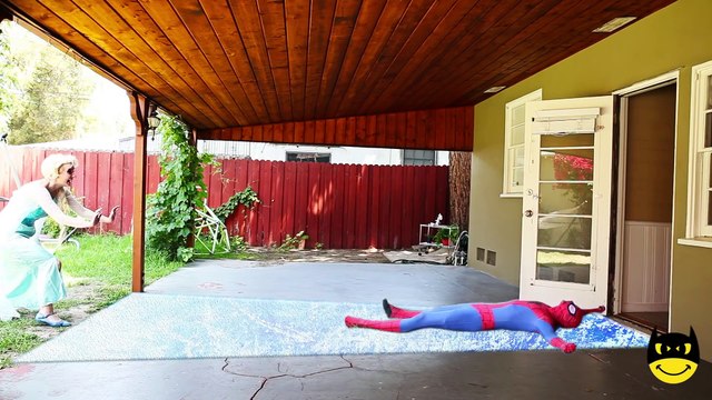 BABY Maleficent vs BABY Harley Quinn! w- UGLY Spiderman and Frozen Elsa toilet Prank Superheroes -)