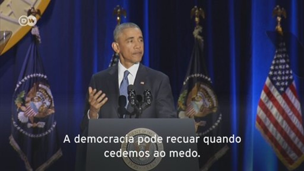 Trecho do discurso do presidente Obama